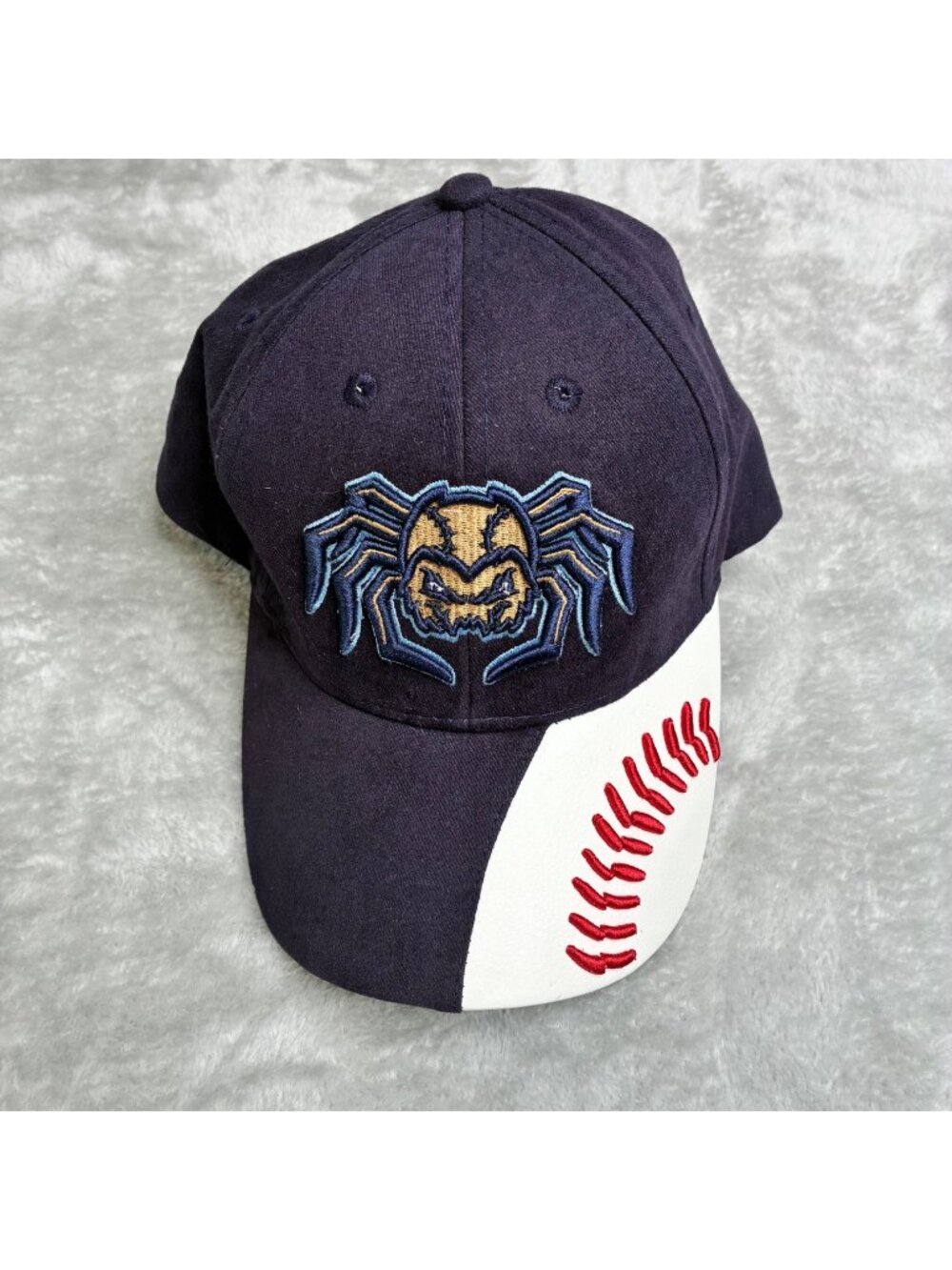 Fond du Lac Dock Spiders Youth Baseball Hat Bimm Ridder Navy Adjustable Cap